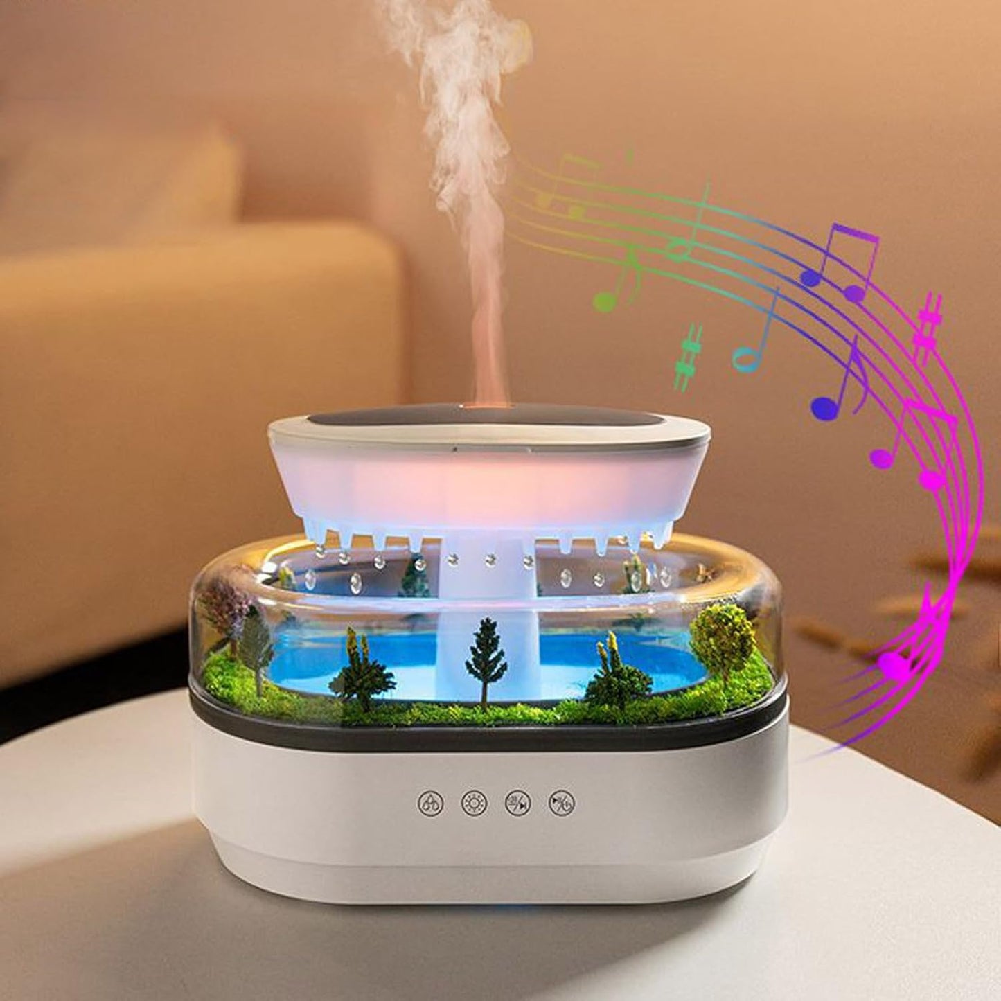 Micro Landscape Rain Humidifier