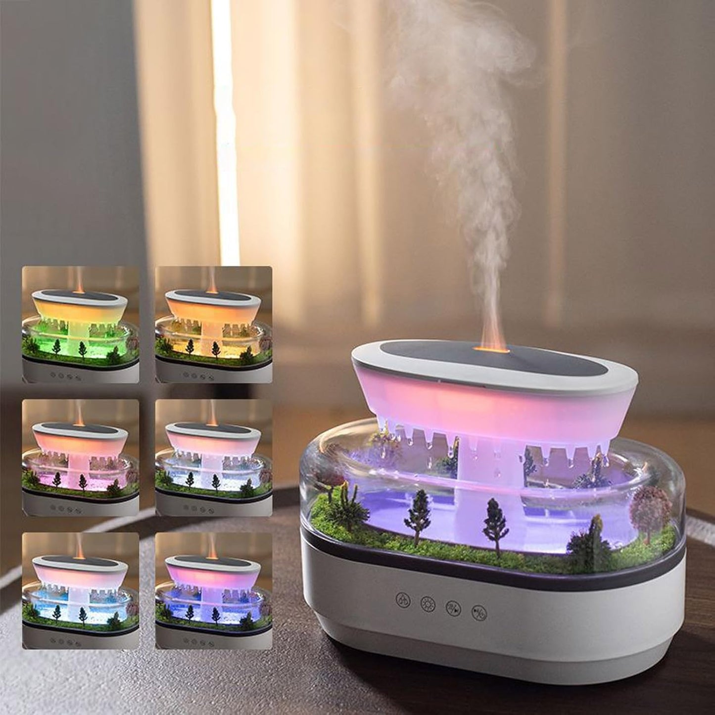 Micro Landscape Rain Humidifier