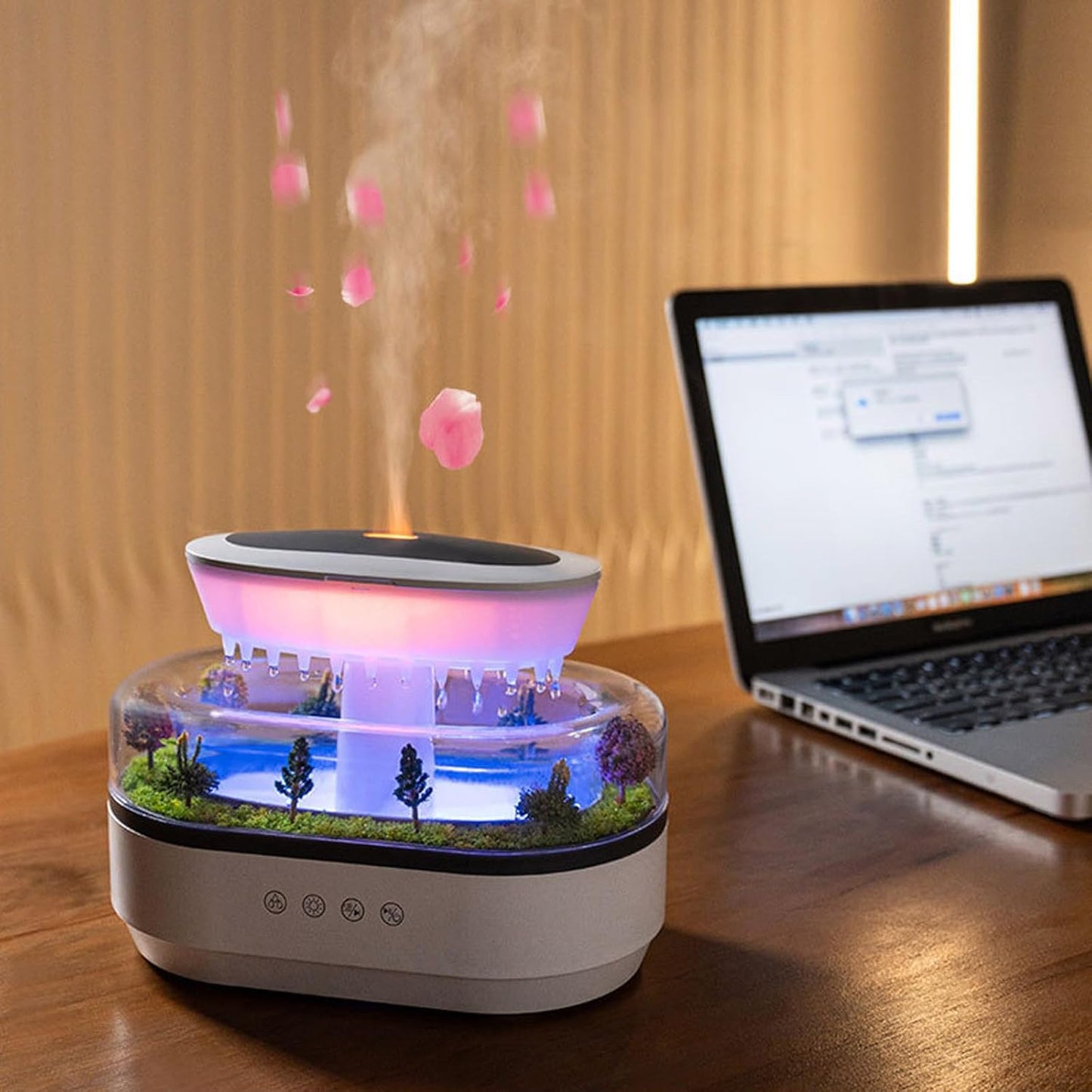 Micro Landscape Rain Humidifier