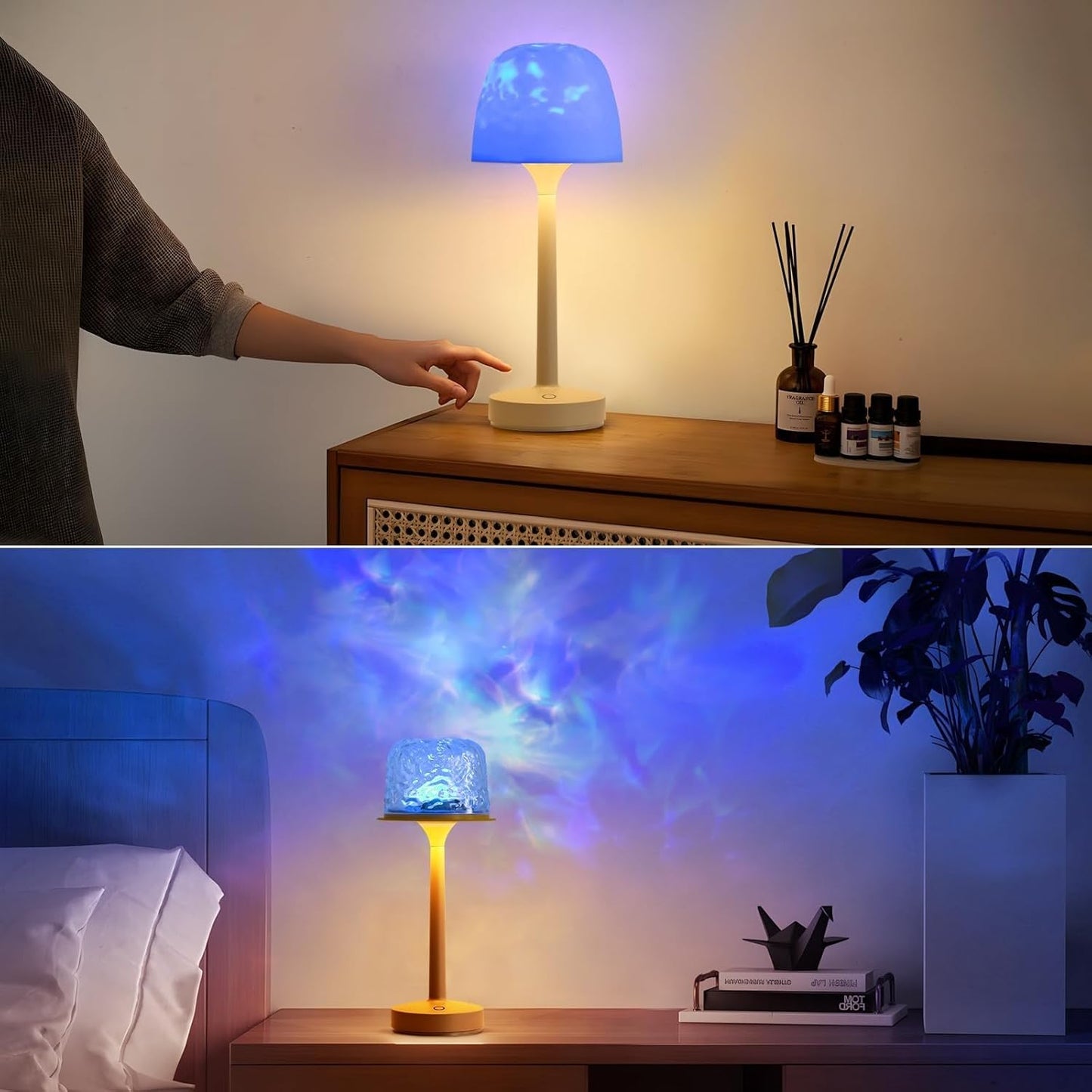 Ocean Wave Cordless Projector Lamp