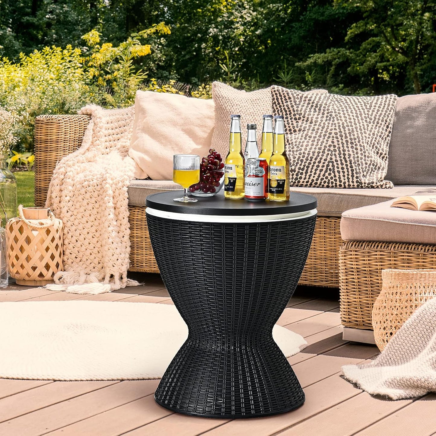 3-In-1 Ice Cooler with Drainage Plug