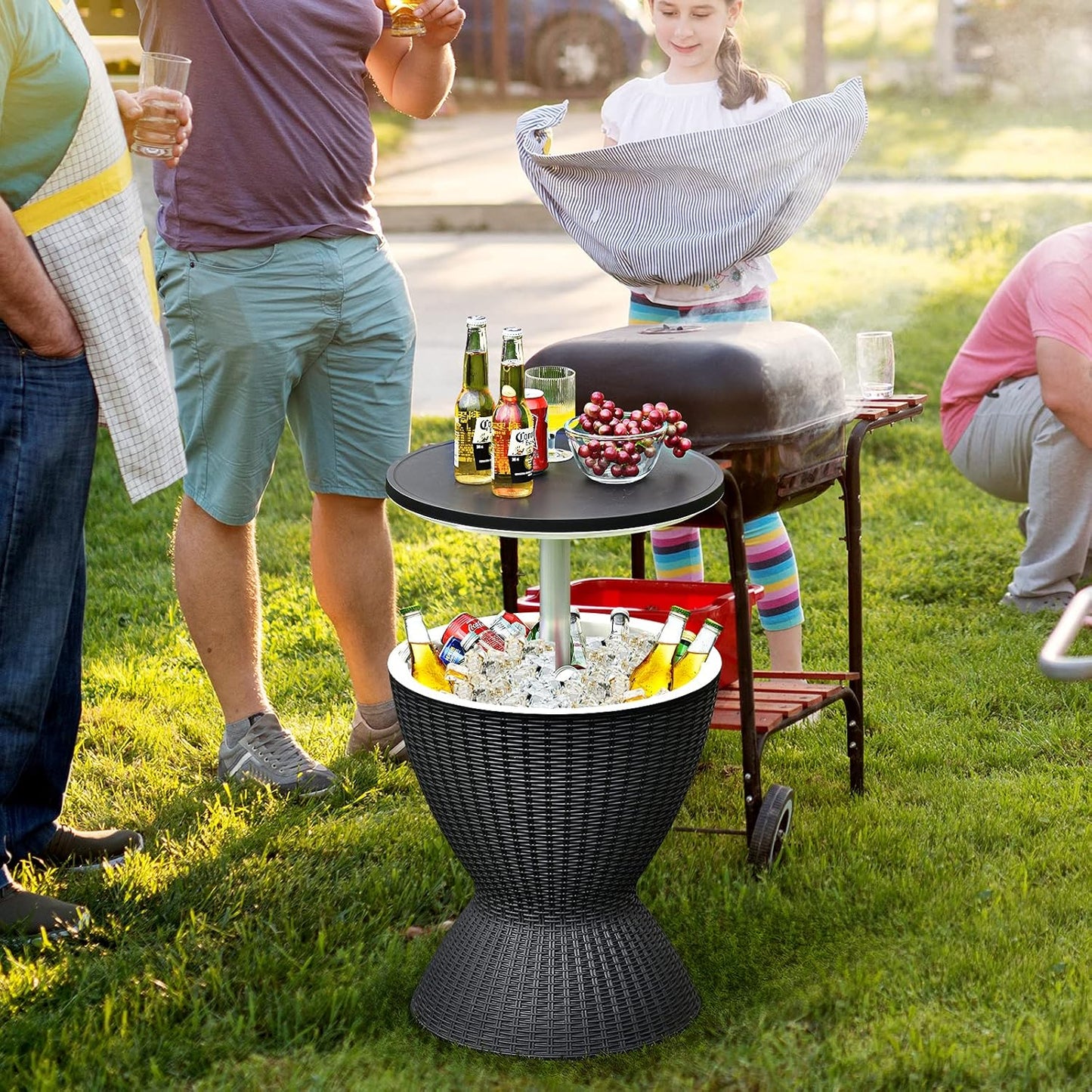 3-In-1 Ice Cooler with Drainage Plug