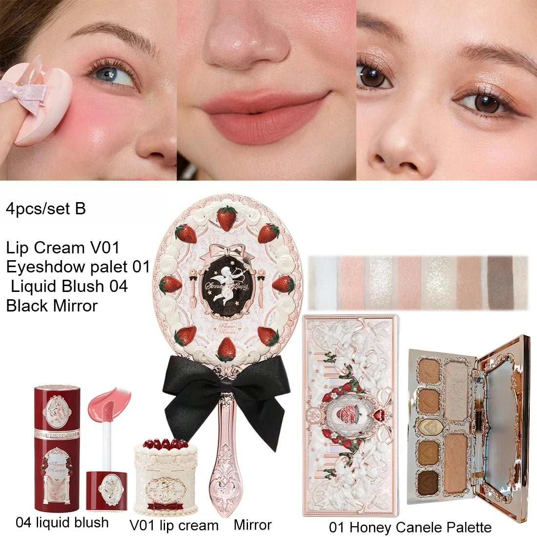 Flower Knows Strawberry Cupid Makeup Kit