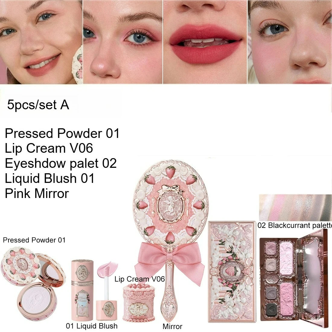 Flower Knows Strawberry Cupid Makeup Kit