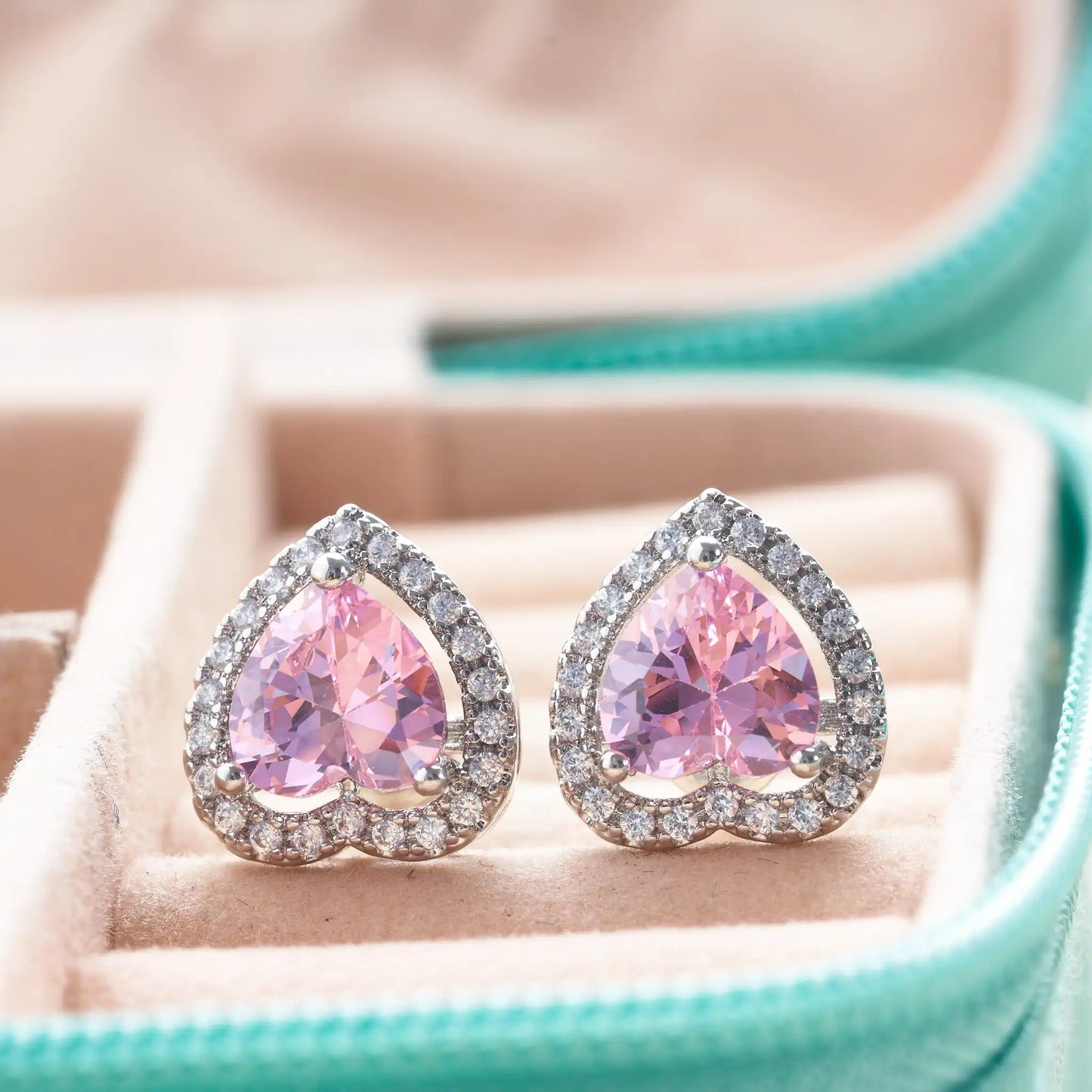 Cellacity Heart Shaped Ring Earrings Necklace Bracelet Engagement