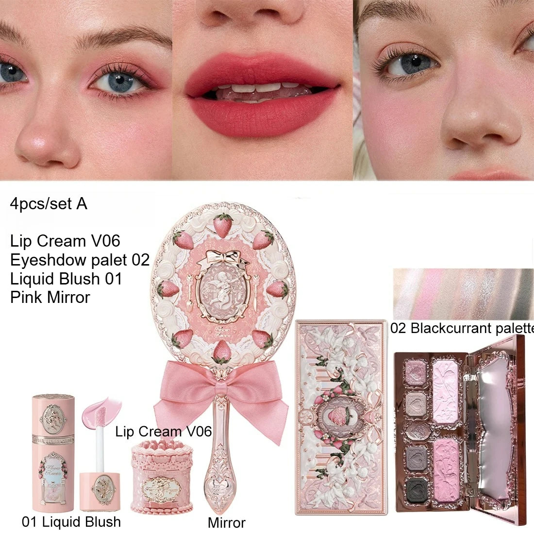 Flower Knows Strawberry Cupid Makeup Kit
