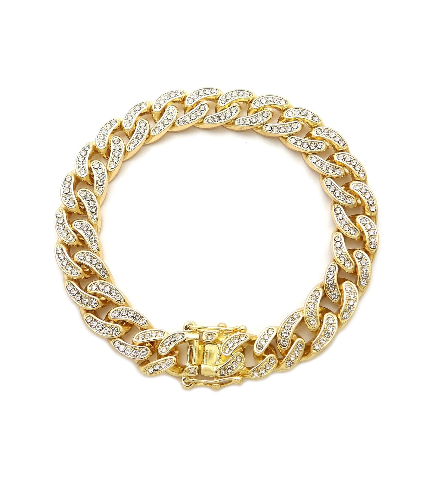 Two Tone Cuban Chain Anklet