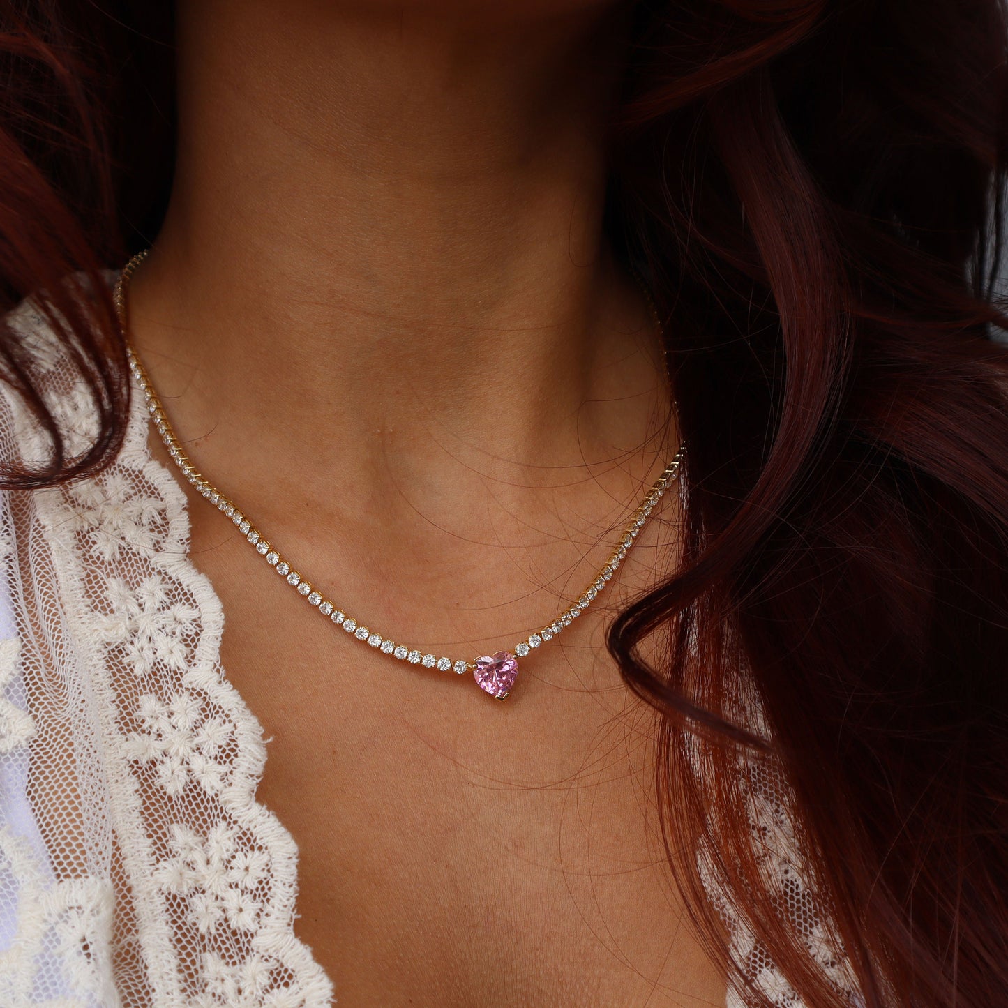 Coquette Heart Necklace