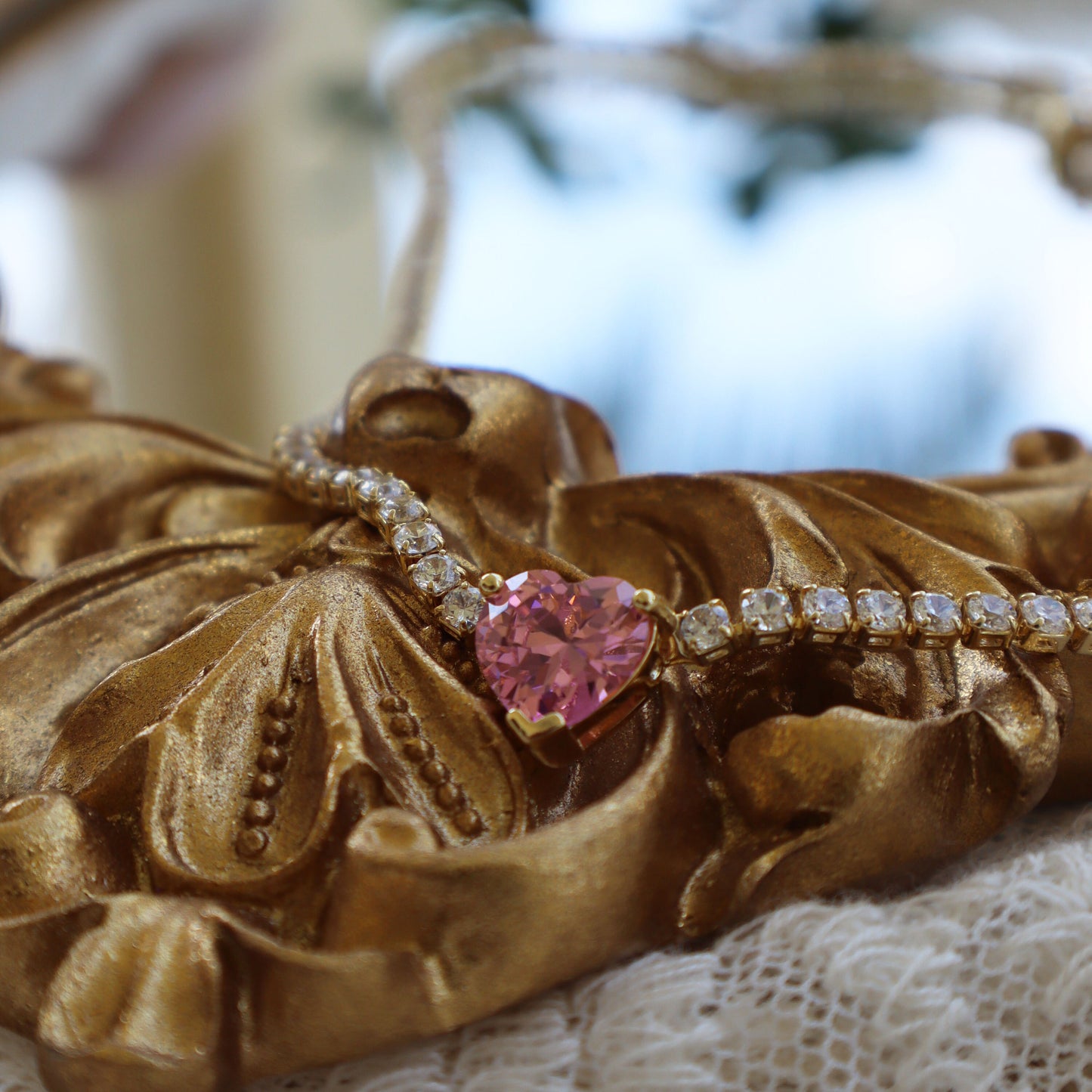 Coquette Heart Necklace