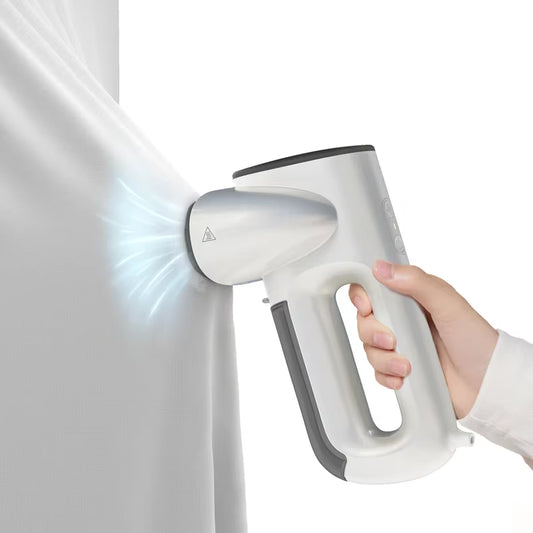Portable Electric Clothes Steam Iron with Mite Removal & Self-Suction for Travel & Home