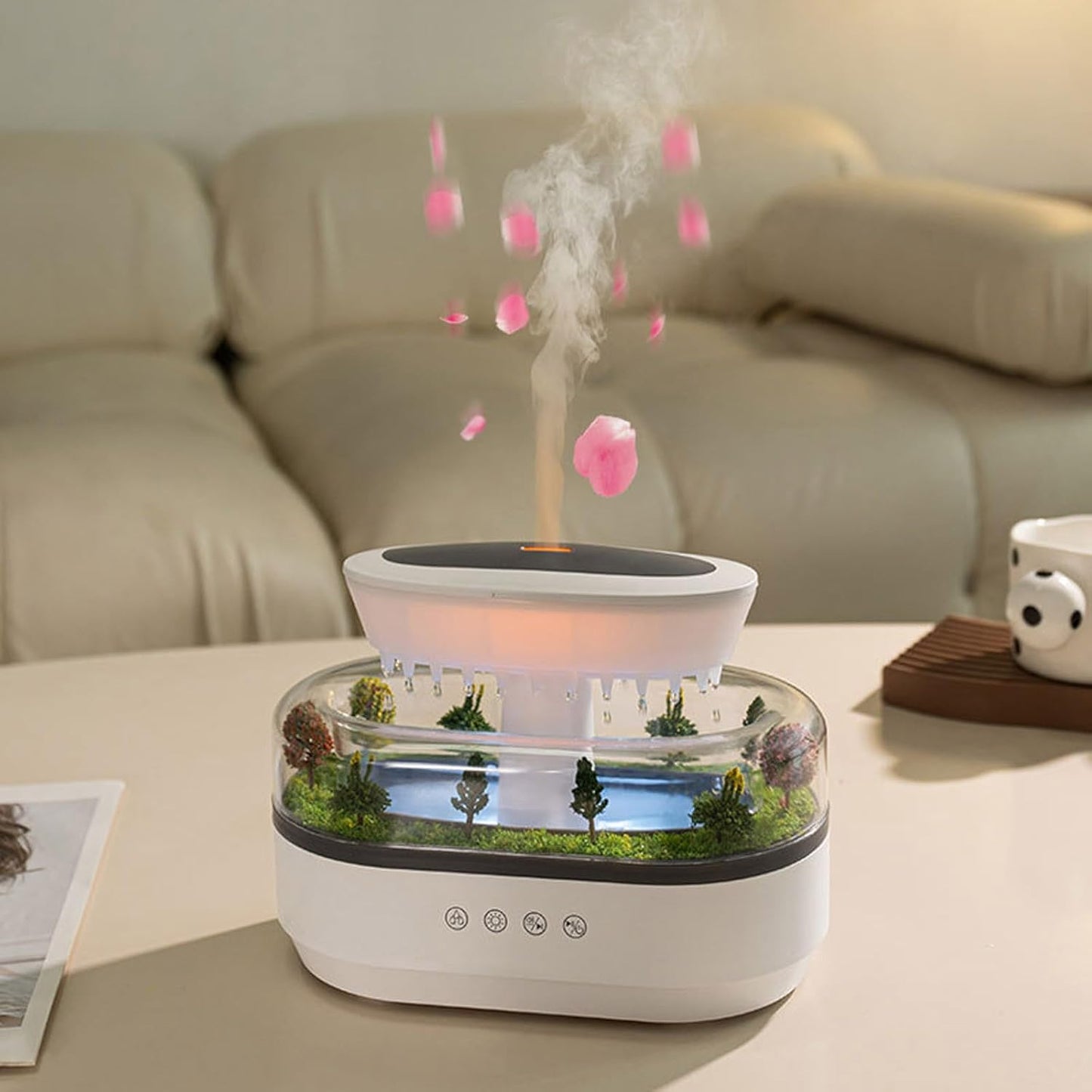 Micro Landscape Rain Humidifier