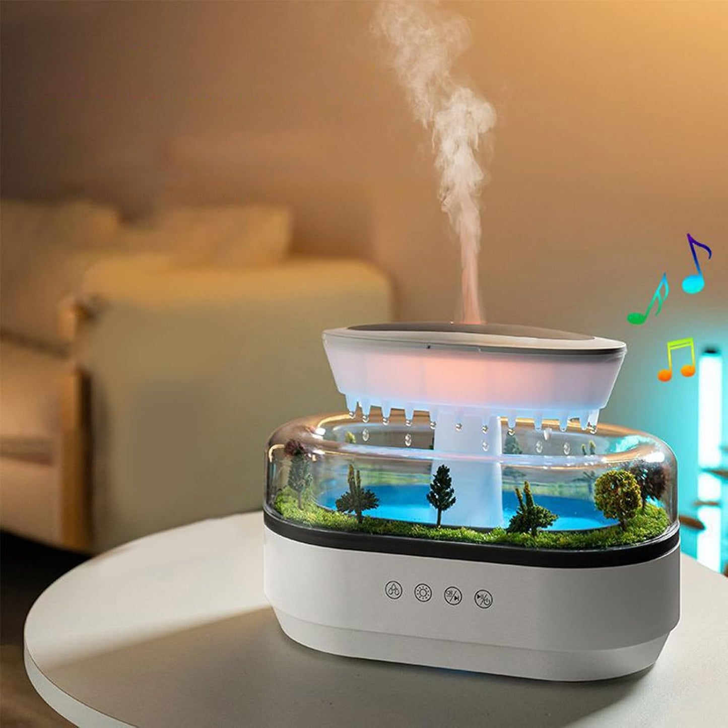 Micro Landscape Rain Humidifier
