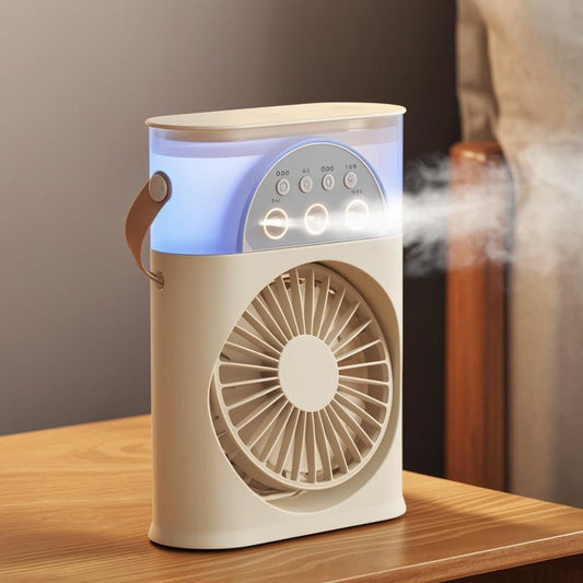 USB Desk Humidifier Portable Fan
