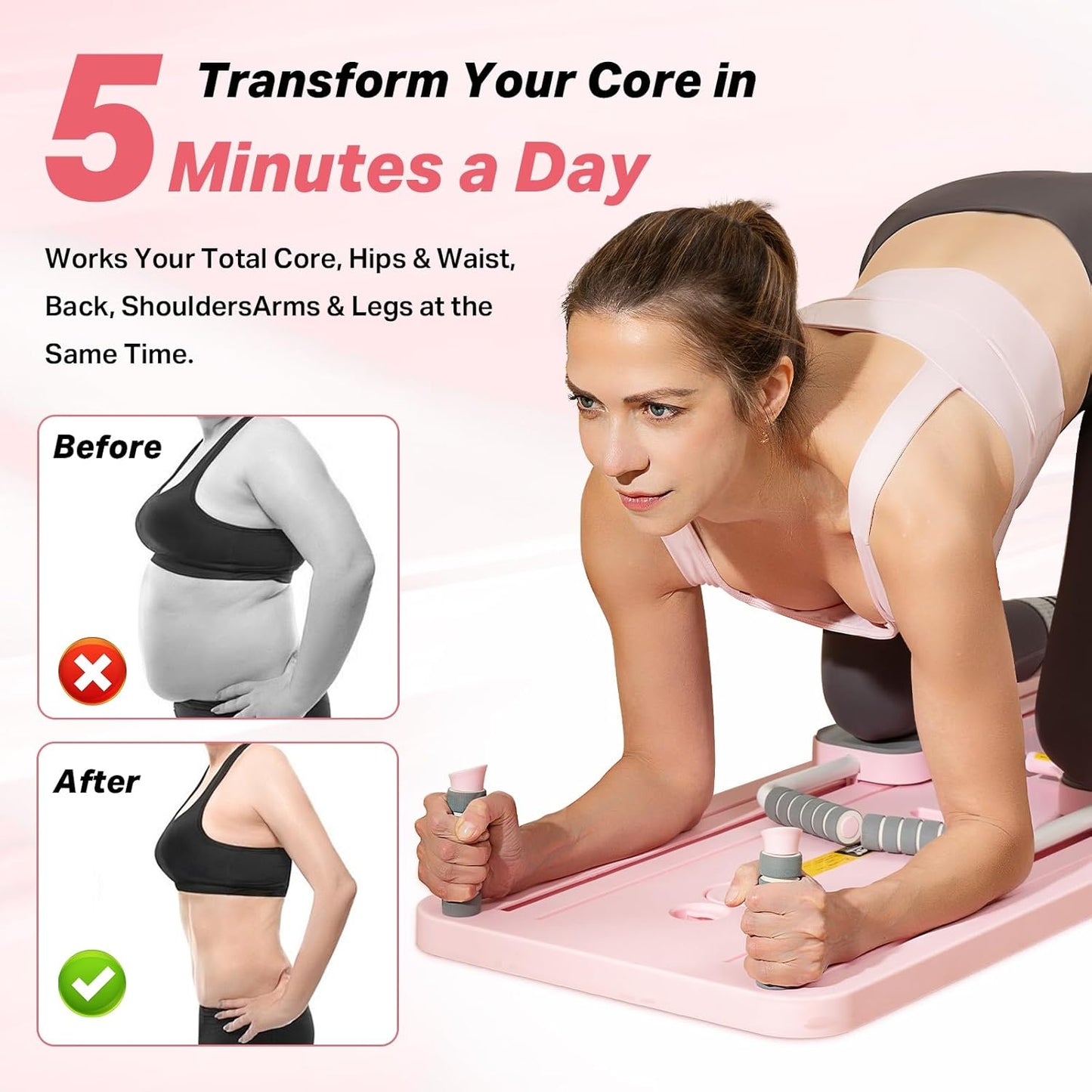 Portable Home Pilates Board 
