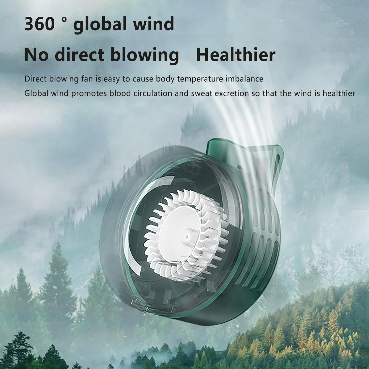 Portable Silent Mini Bladeless Electric Fan