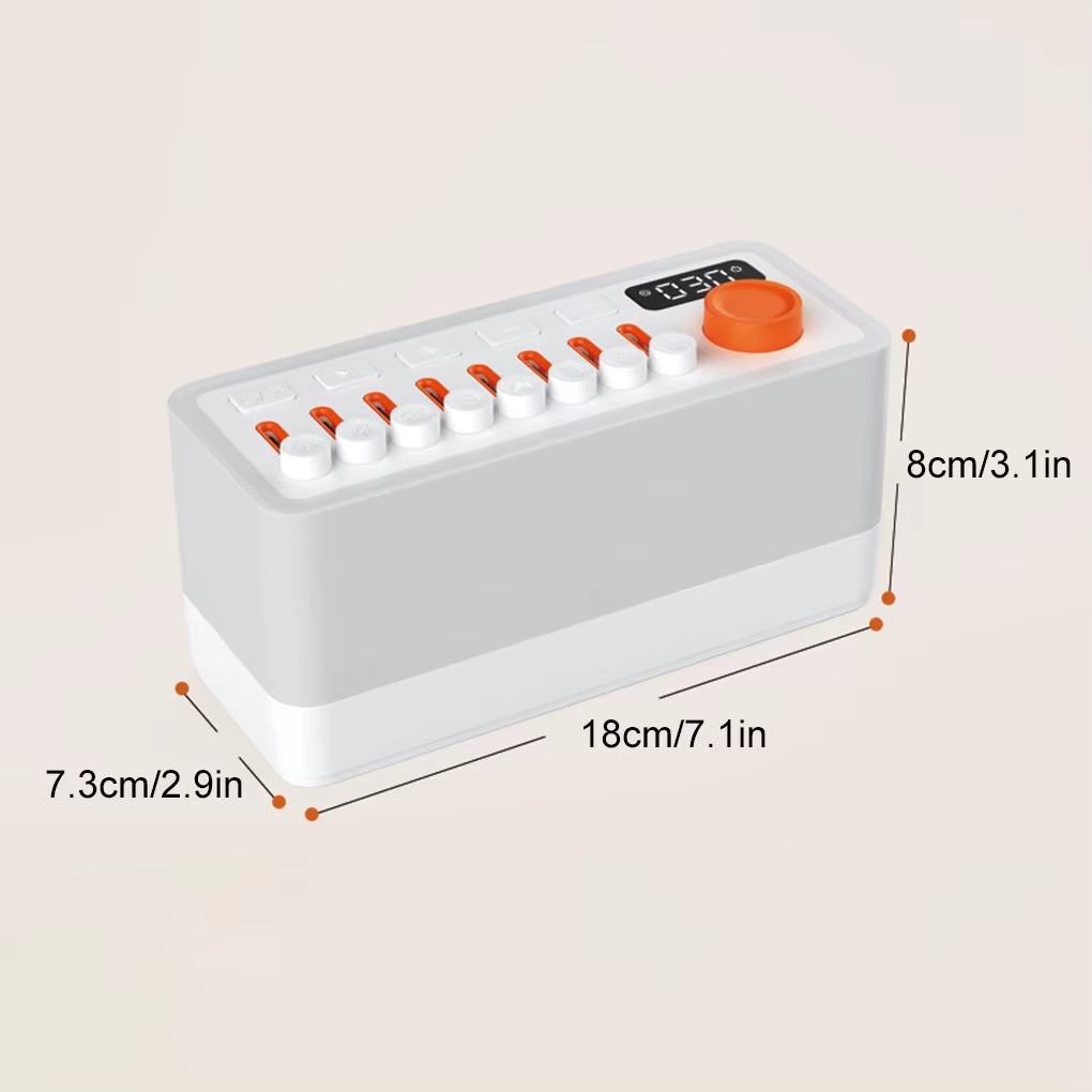 3 in 1 Bluetooth Speaker White Noise Sleep Aid Night Light Humidifier All-In-One Machine Free Combination of 8 Goup Nature Sound