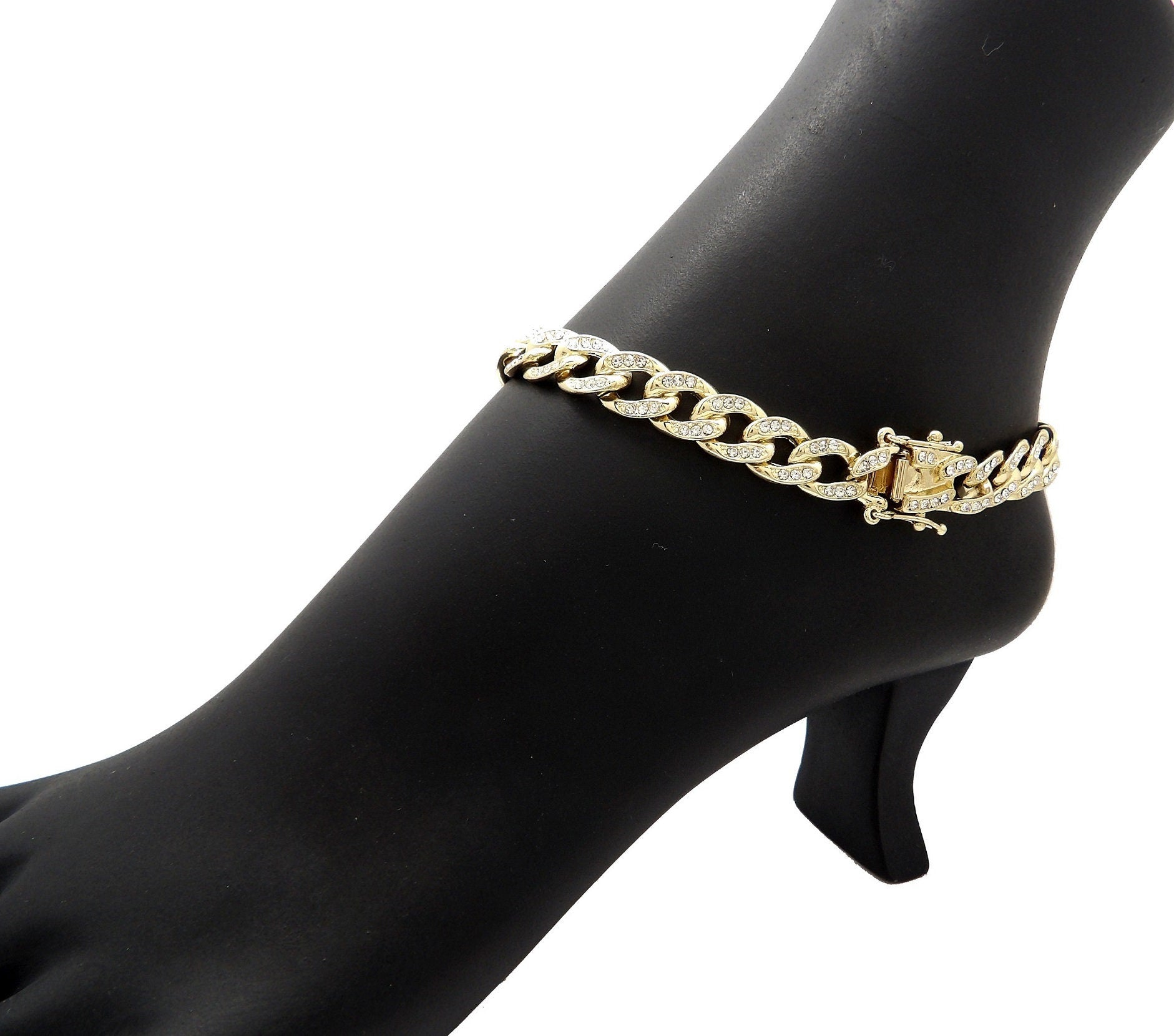 Cuban Chain gold Anklet