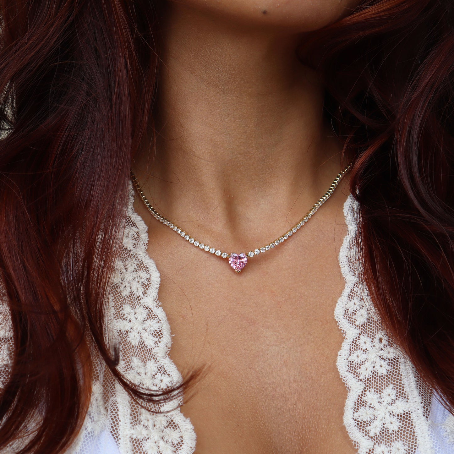 Coquette Heart Necklace