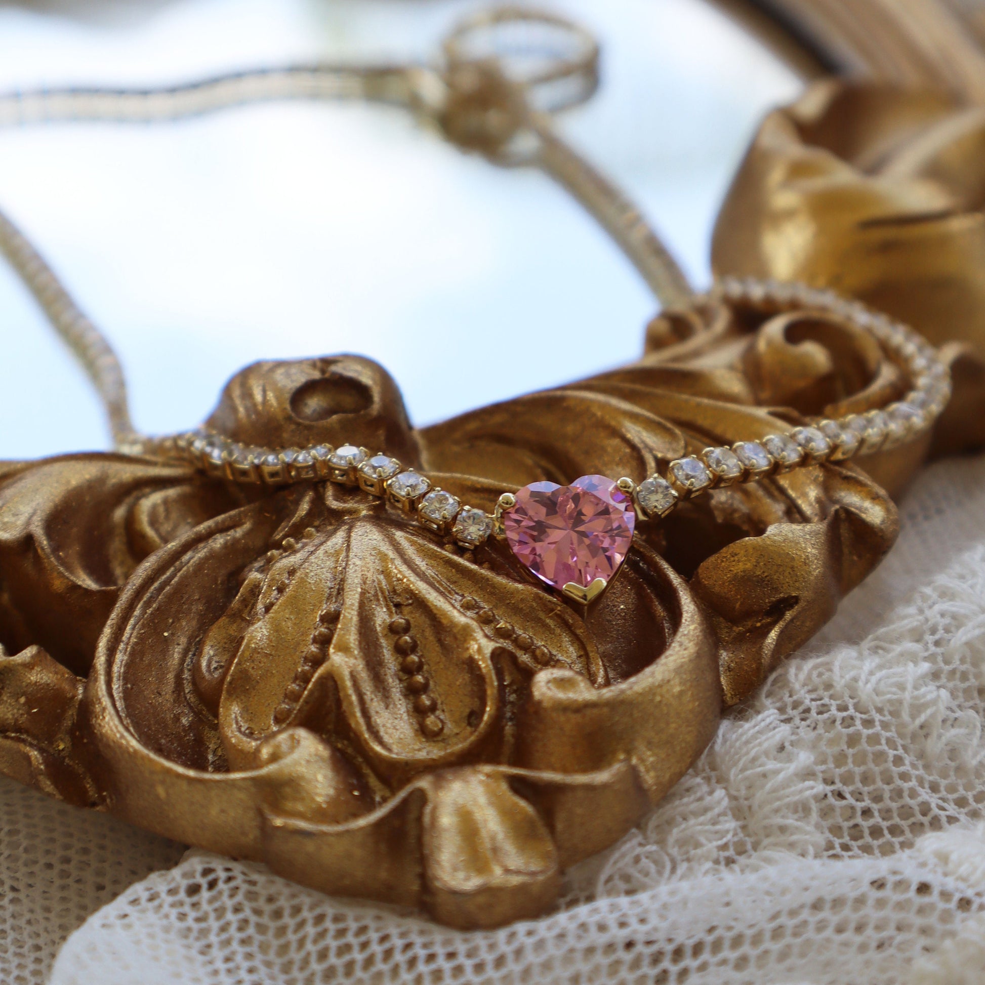 Coquette Heart Necklace