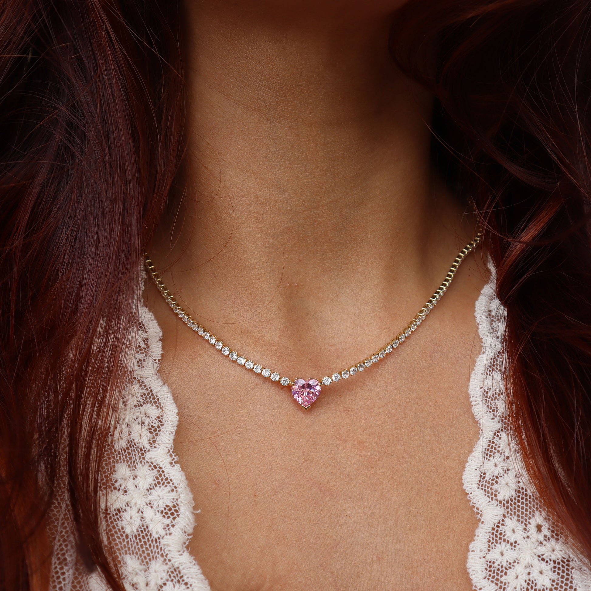 Coquette Heart Necklace